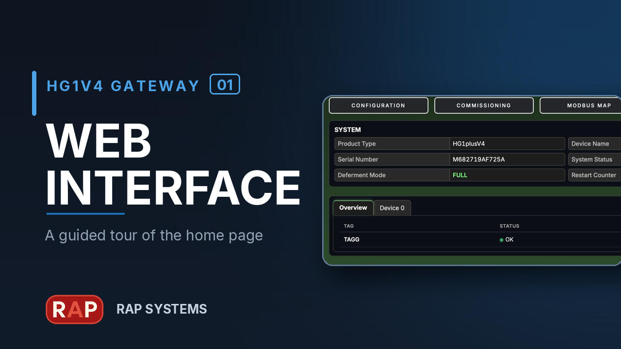 HG1v4 HART gateway web interface — video walkthrough thumbnail